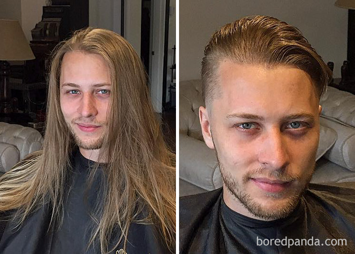 10. "Blonde Hair with Lavender Underneath: Before and After Transformations" - wide 2